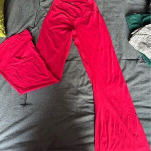 Sunzel Women's Wide Leg Pants - Bold Red *NEW*